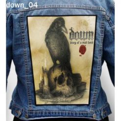 Down 04 - Photo Quality Printed Back Patch