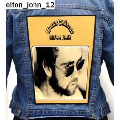 Elton John 12 - Photo Quality Printed Back Patch