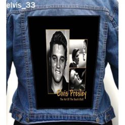 Elvis Presley 33 - Photo Quality Printed Back Patch