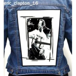Eric Clapton 16 - Photo Quality Printed Back Patch