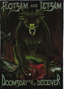 Flotsam And Jetsam Dftd - Monster Size Printed Back Patch (30x41cm - 11.7x 16.1inch)