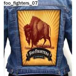 Foo Fighters 07 - Photo Quality Printed Back Patch