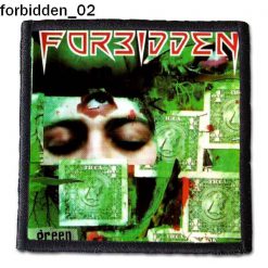Forbidden 02 - Small Printed Patch