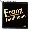 Franz Ferdinand 13 - Small Printed Patch