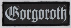 Gorgoroth Logo - Small Printed Patch