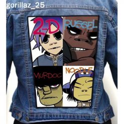 Gorillaz 25 - Photo Quality Printed Back Patch