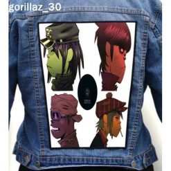 Gorillaz 30 - Photo Quality Printed Back Patch