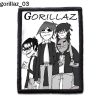 Gorillaz 03 - Small Printed Patch