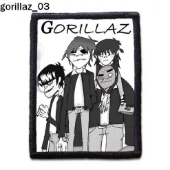 Gorillaz 03 - Small Printed Patch