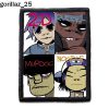 Gorillaz 25 - Small Printed Patch