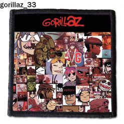 Gorillaz 33 - Small Printed Patch