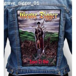 Grave Digger 01 - Photo Quality Printed Back Patch
