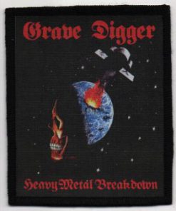 Grave Digger Hmb02 - Small Printed Patch