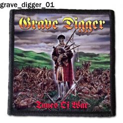 Grave Digger 01 - Small Printed Patch