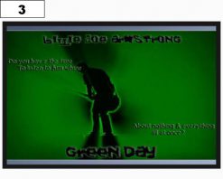 Green Day Billy 9111 - Small Printed Patch