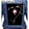 Grim Reaper 07 - Photo Quality Printed Back Patch