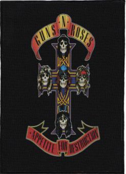 Guns N Roses Afd - Monster Size Printed Back Patch (30x41cm - 11.7x 16.1inch)