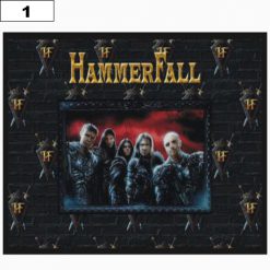 Hammerfall Band 9128 - Small Printed Patch