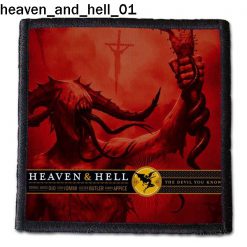 Heaven And Hell 01 - Small Printed Patch