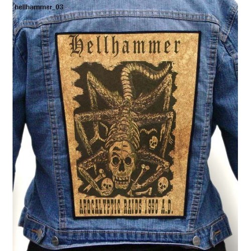 Hellhammer 03 - Photo Quality Printed Back Patch - King Of Patches