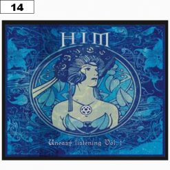 Him Uneasy List 9174 - Small Printed Patch