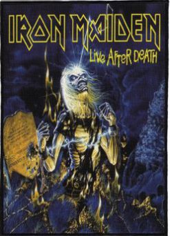 Iron Maiden Lad - Monster Size Printed Back Patch (30x41cm - 11.7x 16.1inch)