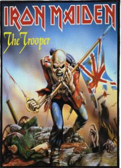 Iron Maiden Tt - Monster Size Printed Back Patch (30x41cm - 11.7x 16.1inch)