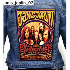 Janis Joplin 03 - Photo Quality Printed Back Patch