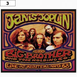 Janis Joplin Li 9283 - Small Printed Patch