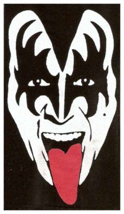 Kiss Gene Simmo 13047 - Small Printed Patch