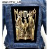 Manowar 10 - Photo Quality Printed Back Patch