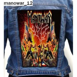 Manowar 12 - Photo Quality Printed Back Patch