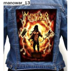 Manowar 13 - Photo Quality Printed Back Patch