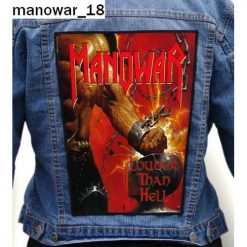 Manowar 18 - Photo Quality Printed Back Patch