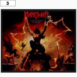 Manowar The Tri 9540 - Small Printed Patch