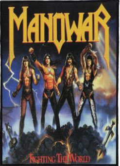 Manowar Ftw - Monster Size Printed Back Patch (30x41cm - 11.7x 16.1inch)