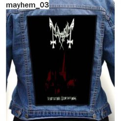 Mayhem 03 - Photo Quality Printed Back Patch
