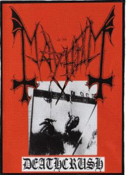 Mayhem D - Monster Size Printed Back Patch (30x41cm - 11.7x 16.1inch)
