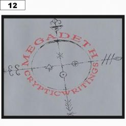 Megadeth Crypti 9560 - Small Printed Patch