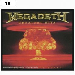 Megadeth Greate 9566 - Small Printed Patch