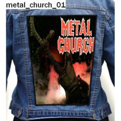 Metal Church 01 - Photo Quality Printed Back Patch