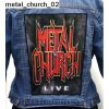 Metal Church 02 - Photo Quality Printed Back Patch