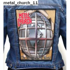 Metal Church 11 - Photo Quality Printed Back Patch