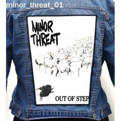 Minor Threat 01 - Photo Quality Printed Back Patch