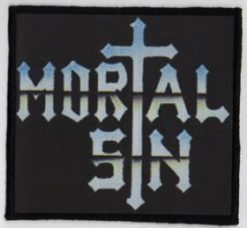 Mortal Sin Logo - Small Printed Patch