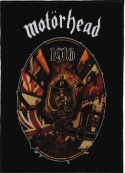 Motorhead 1916 - Monster Size Printed Back Patch (30x41cm - 11.7x 16.1inch)