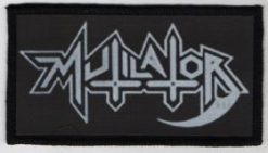 Mutilator Logo - Small Printed Patch