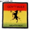 Gov`T Mule 03 - Small Printed Patch