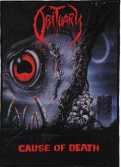 Obituary Cod - Monster Size Printed Back Patch (30x41cm - 11.7x 16.1inch)
