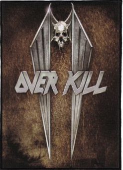 Overkill Logo - Monster Size Printed Back Patch (30x41cm - 11.7x 16.1inch)